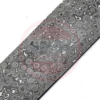 Barre de billette en acier damas pour couteau Barre de billette vierge faite à la main en acier damas pour couteaux