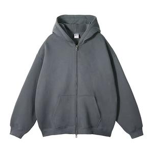Custom <b>Men</b> Full <b>Zip</b> Hoodies Heavyweight <b>Top</b> Quality 100% Cotton Fleece Hoodie Demand Custom Embroidered Hoodie <b>Zip</b> <b>up</b> - Product Image 4