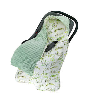 Nouvelle couverture d'emmaillotage pour bébé en coton 100% tricoté avec des motifs personnalisés, points minky, pour les nouveau-nés - Product Image 6