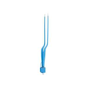 Pince ophtalmique Hardy 21.6 cm pince d'irrigation bipolaire 0.5mm pointe baïonnette dure deux broches raccord européen alimenté en électricité - Product Image 1
