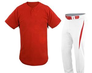 Uniforme de Béisbol de Práctica, Fabricante de Fábrica, Talla Grande, Pantalones Cortos, Letra, 100% Poliéster, Nombre del Equipo Personalizado en la Parte Delantera, Nuevo - Product Image 1