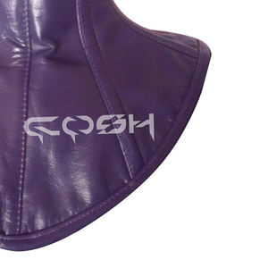 Corset victorien en cuir avec collier intégré - Product Image 4