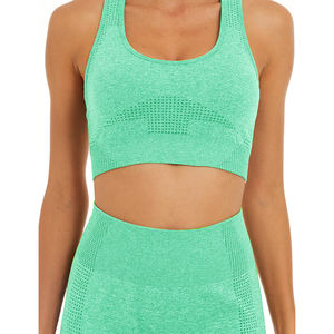 ชุดโยคะของผู้หญิงสองชิ้นทำจากโรงงานของ sibrin ชุดออกกำลังกายเอวสูงชุดออกกำลังกายแบบไร้ตะเข็บติดโลโก้ตามสั่ง - Product Image 5