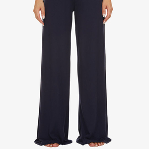 High <b>Waist</b> Wide Leg Pants for Women Casual Loose <b>Trousers</b> <b>Elastic</b> <b>Waist</b> Palazzo Yoga Pants Soft Comfy Lounge <b>Trousers</b> Wholesale - Product Image 6