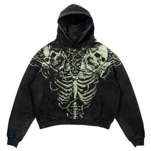 Hombres sudaderas con capucha de impresión de pantalla personalizada pulóver algodón polar Sudadera con capucha de gran tamaño al por mayor Streetwear moda gimnasio Activewear - Product Image 1