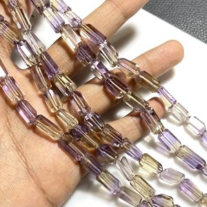 Perles en forme de pépite à facettes amétrine, perles de forme inégale de pierres précieuses naturelles, boutique de perles en gros - Product Image 2