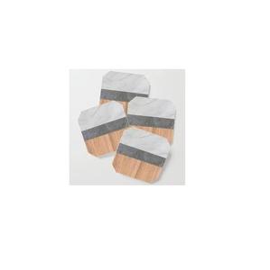 ที่รองแก้วทำจากไม้และหินอ่อนแบบตั้งได้สำหรับตกแต่งบนโต๊ะที่ไม่มีหินอย่างมีระดับ - Product Image 5