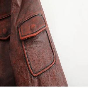 Chaqueta Bomber de Invierno para Hombre, Nueva Moda, Personalizada, de Piel de Oveja, Gruesa, Transpirable, con Cremallera, Ropa Casual de Calle para Exteriores - Product Image 4