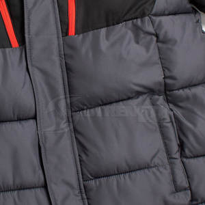 OEM servicio hombres burbuja chaqueta Stand Collar tamaño personalizado con capucha a prueba de viento ligero al por mayor - Product Image 6