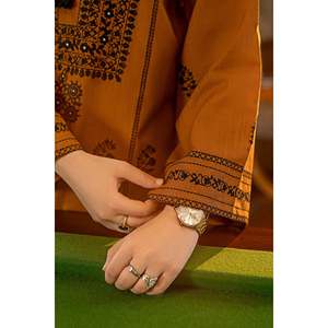 ชุดเสื้อและกางเกงผ้าเครปปักลาย URGE 2PC สำหรับแฟชั่นผู้ชาย - Product Image 6