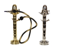 Mini Chicha Égyptienne Farida en Cuivre, Design Unique et de Qualité Supérieure, Gravée à la Main, Finition Or Oxydé Noir, Luxe Populaire, Vente Chaude
