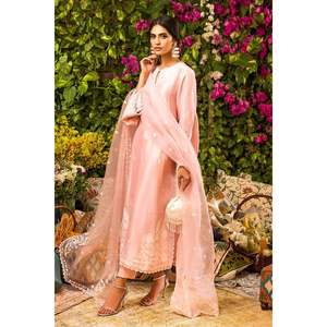 Camisa de Chifón Rosa Néctar y Dupatta para Primavera/Verano - Product Image 4