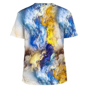 Camisetas de sublimación de poliéster en blanco de secado rápido unisex, impresión ligera de logotipo personalizado para deportes e informales - Product Image 2