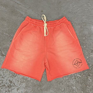 Shorts de sport mi-longs personnalisés pour hommes, séchage rapide, respirants, écologiques, style vintage délavé à l'acide, couleur unie, pour le jogging et les loisirs - Product Image 2