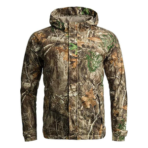 เสื้อแจ็คเก็ตทหารยุทธวิธีแบบมีฮู้ด ผ้าซอฟต์เชลล์ ระบายอากาศ กันน้ำ ลายพราง พิมพ์ลายแบบดิสชาร์จ เหมาะสำหรับการเดินป่า ซาฟารี และการล่าสัตว์ - Product Image 1