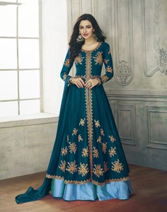 Ropa de boda y fiesta de buena calidad, bordado de Georgette, trabajo, Salwar, Kameez, India, étnico, barato, oferta - Product Image 6