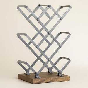 Black Finished Metal <b>Wine</b> Bottle <b>Rack</b> for Bar Hotel Restaurant Accessories Multiple Champagne <b>Wine</b> Bottle Holder <b>Wine</b> <b>Rack</b> - Product Image 2