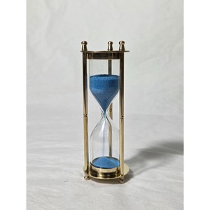 Handmade Elegant Brass <b>Hourglass</b> Traditional and Modern Design for Timing in Kitchen or Desktop Christmas Gift Idea - Product Image 1
