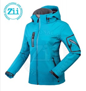 Veste Softshell Surdimensionnée pour Femme, Matériau Confortable et Durable, Style Long Décontracté, Fermeture à Glissière Imperméable, Caractéristique Coupe-Vent - Product Image 3