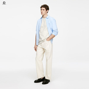 280 GSM 100% algodón personalizado en blanco camisas de hombre logotipo personalizado impreso camisetas - Product Image 4