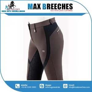 Pantalones de nailon para montar a caballo con asiento completo de nuevo diseño de fabricante indio con estampado de silicona proveedor directo - Product Image 5