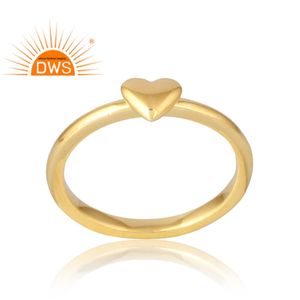 Anillo de Plata de Ley 925 chapado en oro de 18 quilates, joyería fina Demi para mujer, regalo para ella - Product Image 1