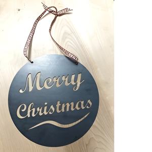 Prix bas nouveau Design moderne décoratif fer ornements de noël pour arbre de noël tentures de noël couleur et formes personnalisées - Product Image 6