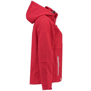 Veste Softshell confortable pour femmes, respirante, à capuche réglable, col montant, coupe moderne, coupe-vent, vêtements d'hiver exclusifs - Product Image 3