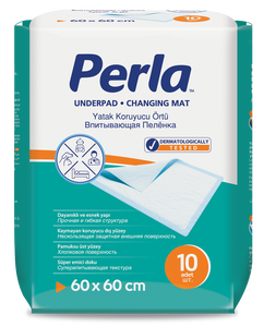 Perla Alèses jetables pour incontinence - 60x60 & 60x90 cm - Protection 5 couches - Protection anti-fuites - Usage adulte - Lot de 40 (HC) - Product Image 1