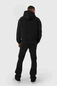 Ensemble de survêtement pour homme de haute qualité, uni, vintage, décontracté, d'hiver, à col à capuche, respirant, logo personnalisé, vente en ligne au Pakistan - Product Image 3