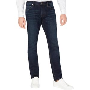 Jeans Michael Kors da uomo Parker in denim, vestibilità slim, gamba dritta, taglia 36, blu con ricami e decorazioni colorate scure - Product Image 1