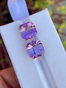 Piedra de amatista violeta Africana natural Deep Royal Purple Premium Cut Gema de claridad excepcional para diseños de joyería de lujo fino - Product Image 2