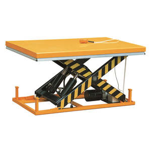 Plateforme élévatrice à ciseaux de 2000 kg de capacité, dimensions 2000 x 850 - Product Image 1