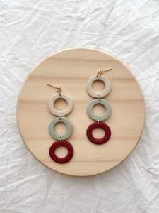 Geometric Shapes Unique Resin Crafts <b>Earrings</b> - Product Image 2