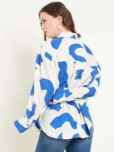 Custom Made Oversized Summery Full Sleeves 100% Cotton <b>Shirt</b> Suitable <b>for</b> Boutique Clients and Garment Resellers - Product Image 4
