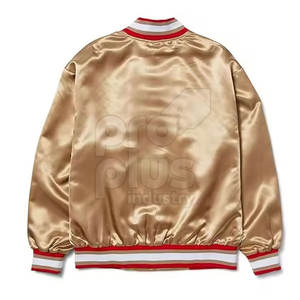 Prix de gros Veste d'hiver en satin de haute qualité pour hommes Col montant Logo frontal Fabriqué au Pakistan Service OEM - Product Image 4