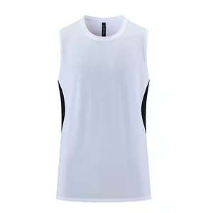 Men's Sports Tops Quick-drying <b>Vest</b> <b>Running</b> Fitness Wear Round Neck Sleeveless T-shirt - Product Image 3