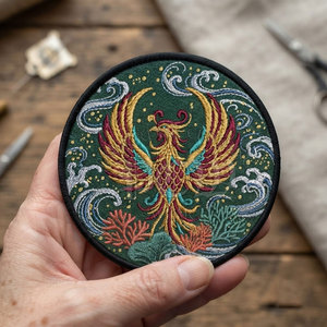 Patch brodé personnalisé en gros, de haute qualité, écologique, léger, en toile, à coudre sur les vêtements, les vestes, les chapeaux - Product Image 4