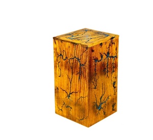 Caja de urna de madera hecha a mano Figura de Lichtenberg para cenizas humanas Palisandro y cremación para 250lbs Caja de urna de cenizas funerarias grandes - Product Image 2