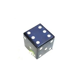 กล่องลูกเต๋าไม้สีดำทำด้วยมือสุดหรูพร้อมรูปแบบลูกบาศก์สำหรับของเล่นส่งเสริมการขาย - Product Image 1