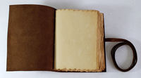 Libretas de notas de papel hechas a mano sin forro en blanco con bordes naturales Vintage para hombres y mujeres cuaderno de estudiante Premium cepilladora de Diario para Viajes