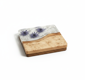 Sous-verres en résine de bois de qualité supérieure |   Ensemble de sous-verres en bois et résine époxy de luxe |   Décoration d'intérieur et cadeaux - Product Image 3