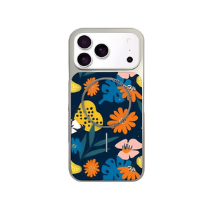 Funda Magnética Anticaídas para IP 15 PRO con Diseño Floral para Teléfonos Móviles - Product Image 1