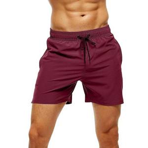 Pantalones cortos transpirables de algodón y poliéster para hombre, ropa deportiva de talla grande, de primera calidad, de color sólido - Product Image 2