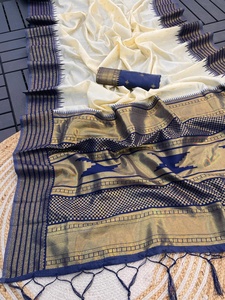 Kanjivram Soie douce Or pur Zari Designer indien Saree traditionnel le plus vendu pour mariage Festival porter avec chemisier ethnique - Product Image 2