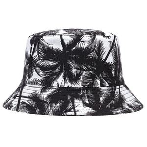 Cocotier motif seau chapeau loisirs personnels seau chapeau hommes femmes voyage protection solaire chapeau de soleil - Product Image 3