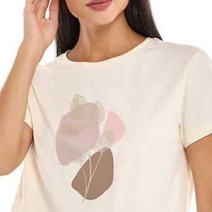 Camisetas de mujer de último diseño Camisetas de moda para mujer Camisetas de mujer de color sólido para adultos - Product Image 2