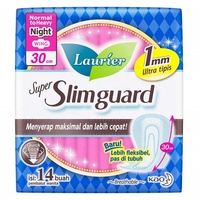 Toallas Sanitarias de Algodón Super SlimGuard para una Piel Saludable, Súper Absorbentes, sin Alas, Desechables para Mujeres
