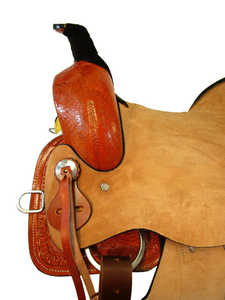 Vente en gros de selles de course de baril de haute qualité en cuir véritable fait à la main selles de cheval Western selles de rodéo durables en vrac Cowboy - Product Image 5