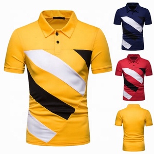เสื้อกอล์ฟลำลองผู้ชายแบบสั่งทำขายส่ง ดีไซน์ปกเสื้อ คุณภาพสูง ผ้าโพลีเอสเตอร์ 100% แห้งเร็ว ลายเรียบ ผ้าแคนวาส - Product Image 6